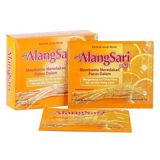 

Alang Sari Plus Jeruk Manis 6 sachet - Mencegah Sariawan & Panas Dalam