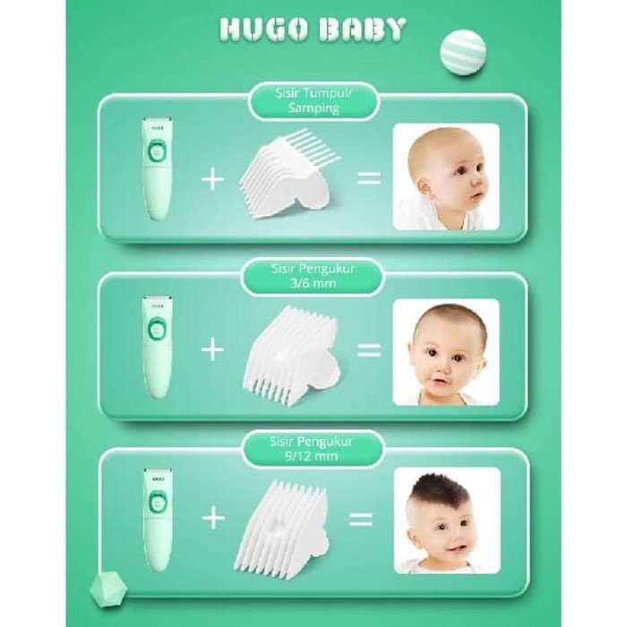 Makassar ! Hair Clipper Hugo Baby