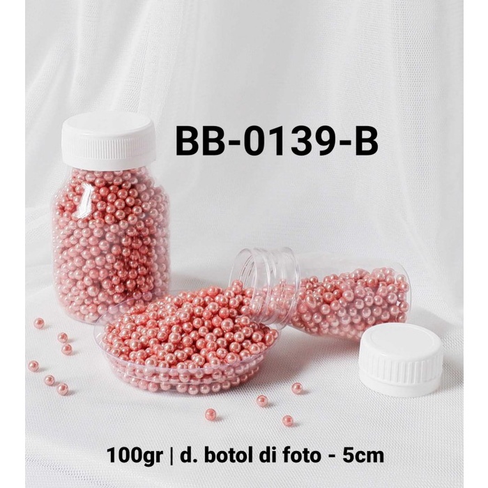 

BB-0139-B Sprinkles sprinkle sprinkel 100 gram mutiara rosegold
