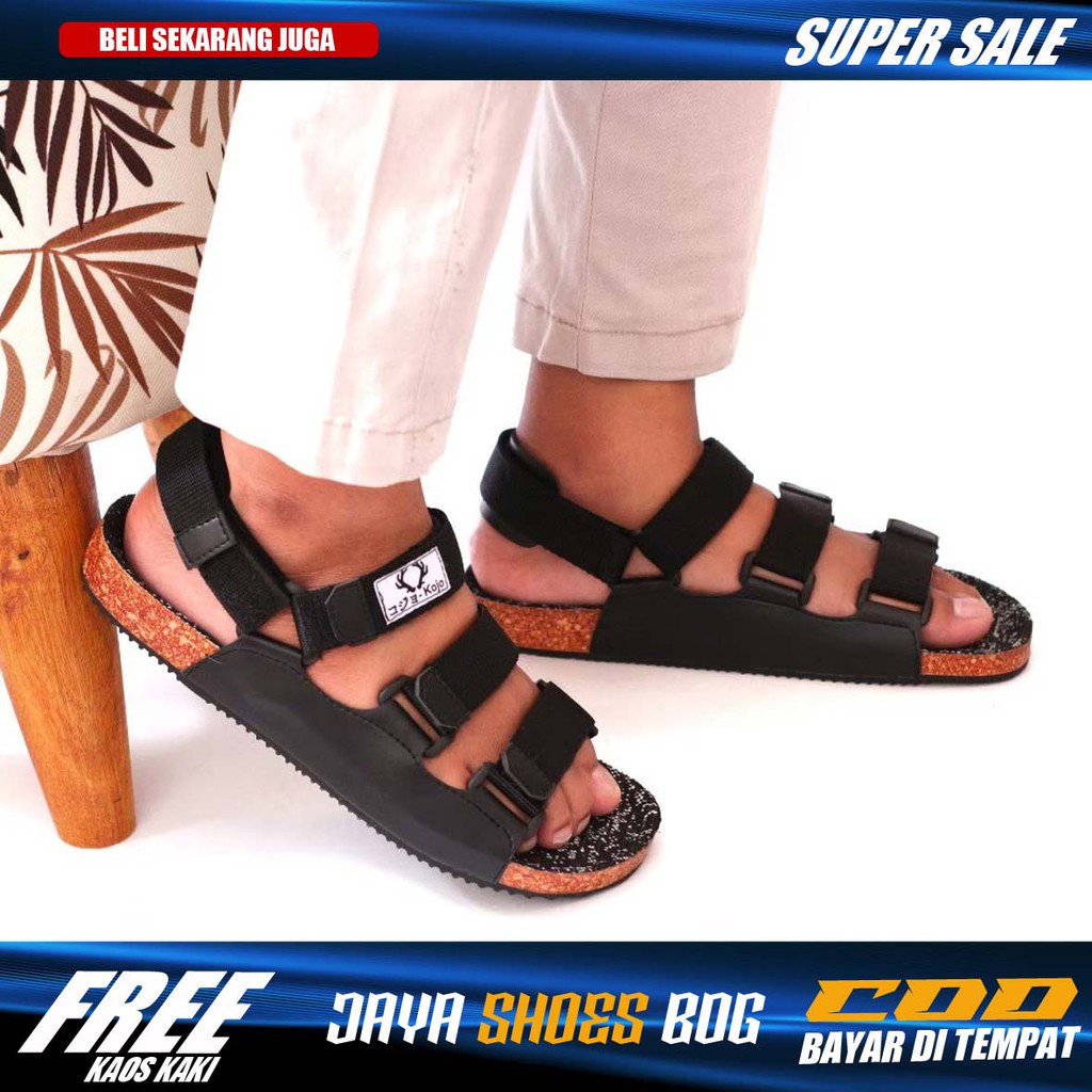 Sandal Pria Outdoor Gunung Santai Casual Dual Strap - Kojo Footwear V09