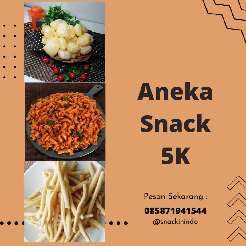 

Aneka Snack Serba 5000 / Camilan Instant 5 Ribu Bebas Pilih