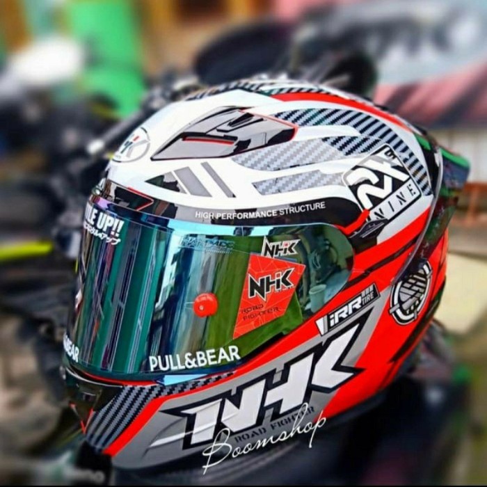 NHK RX9 Racer Red Silver Paket Ganteng