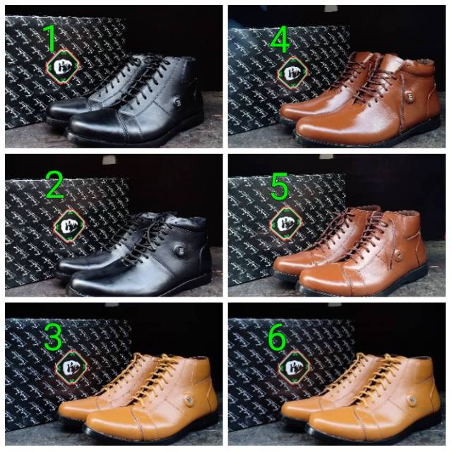 Sepatu Bally Boot Kulit Asli