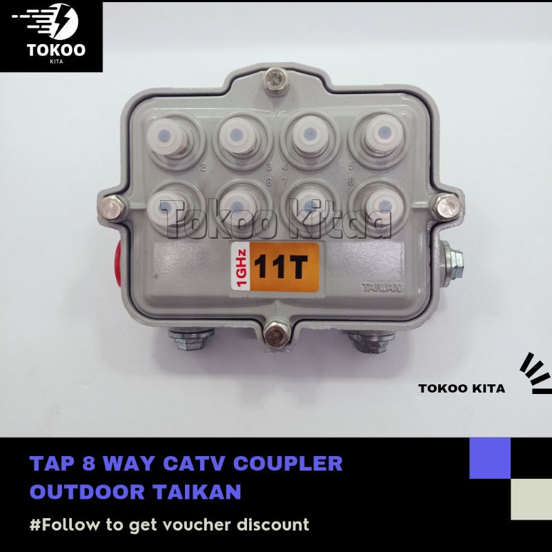 TAIKAN TAP 8 WAY CATV coupler outdoor ORIGINAL