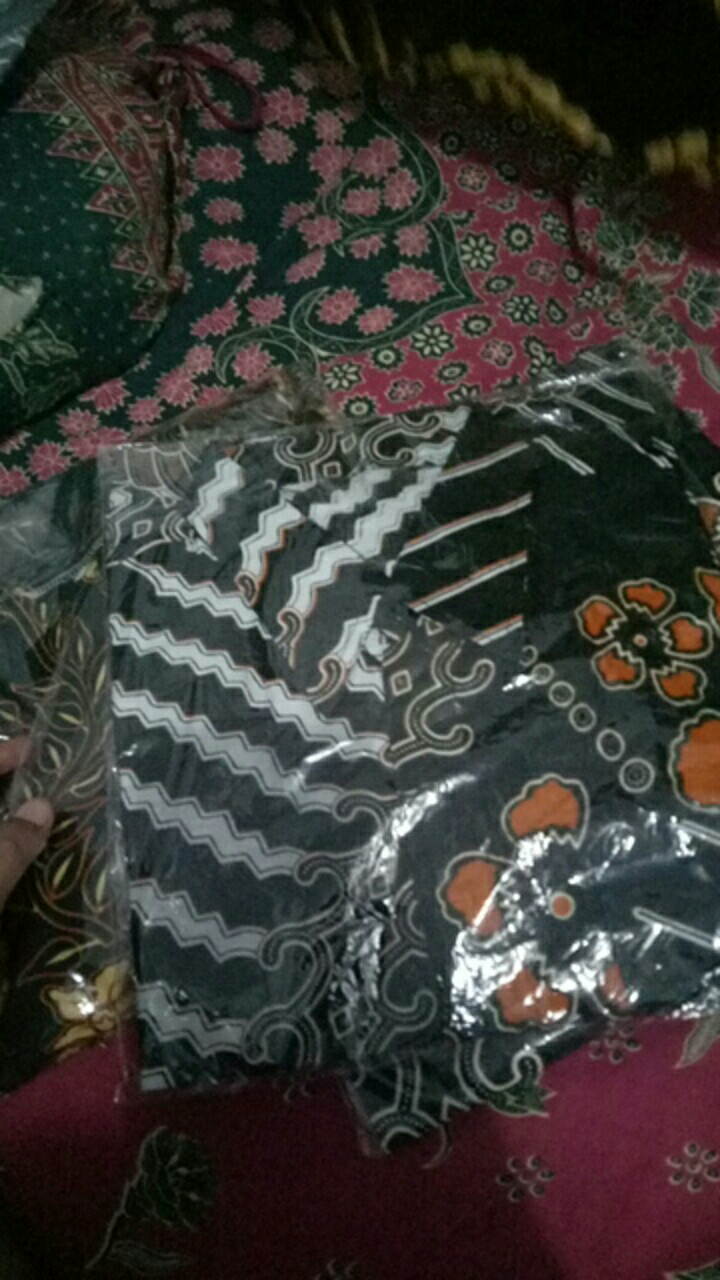 [new Arival] Wou Batik Couple Armina Ruffle Batik Couple Ori Ndoro Jowi Dnt Garansi Termurah - Bg074