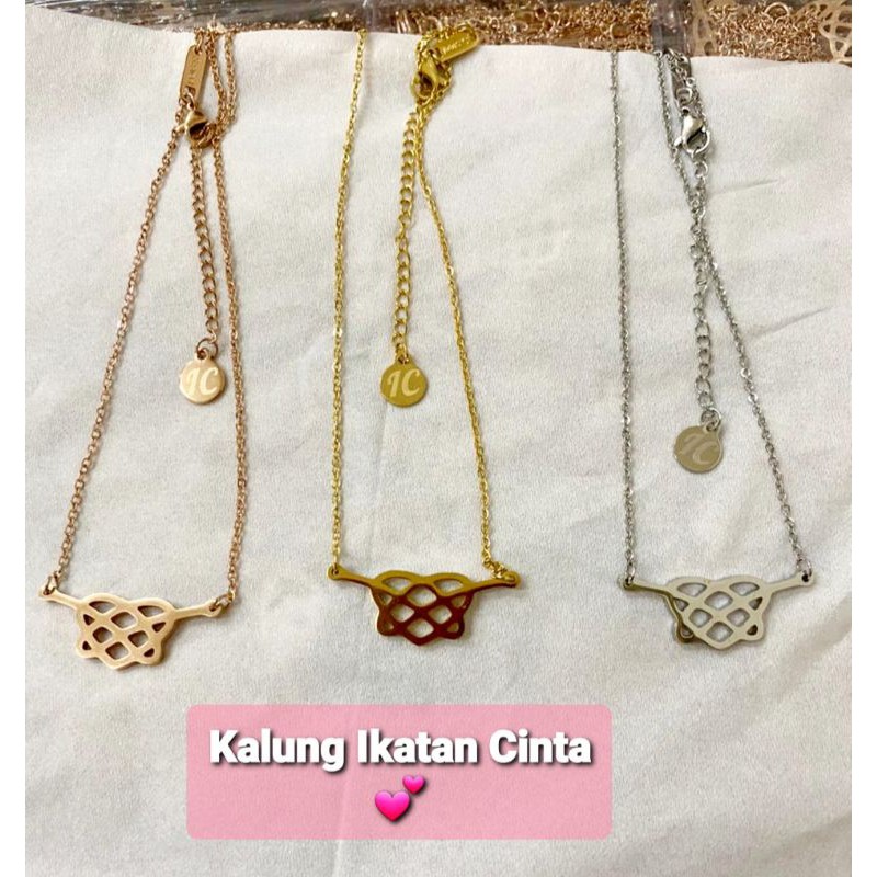 Kalung Dewasa Ikatan Cinta Andin Gold Titanium Limited