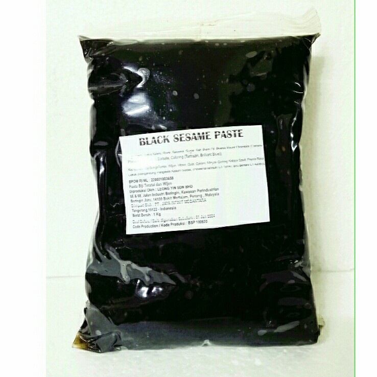 

Leong Yin Mooncake Filling Isian Moon Cake Kue Bulan Import Black Sesame 1kg