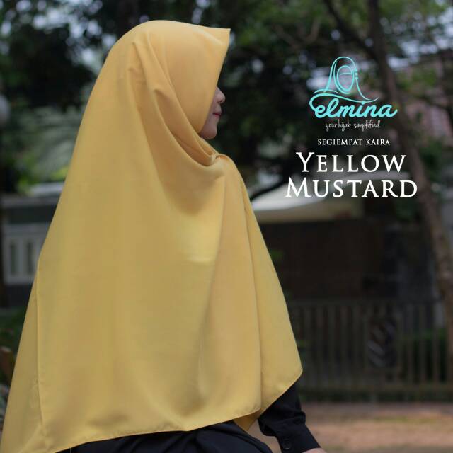 Hijab Segi Empat Polos / Twiscon by Elmina