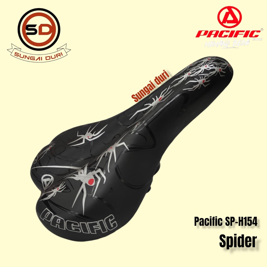 sadel sepeda mtb bmx pacific spider sp-h154