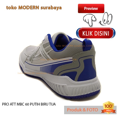 Sepatu pria olahraga sneakers kets PRO ATT MBC 60 PUTIH BIRU TUA