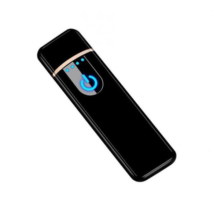 Korek Api Elektrik USB Rechargeable Lighter Smoking Touch Sensor Sentuh LED