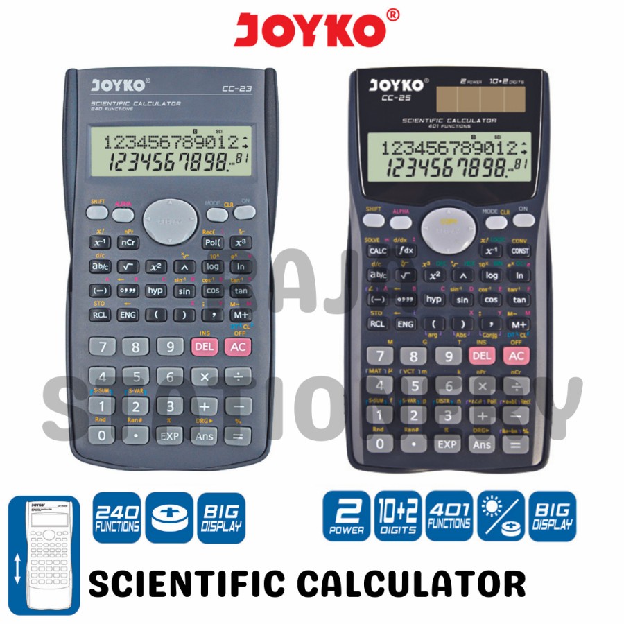

JOYKO SCIENTIFIC CALCULATOR / KALKULATOR ILMIAH MATEMATIKA JOYKO MURAH BERKUALITAS