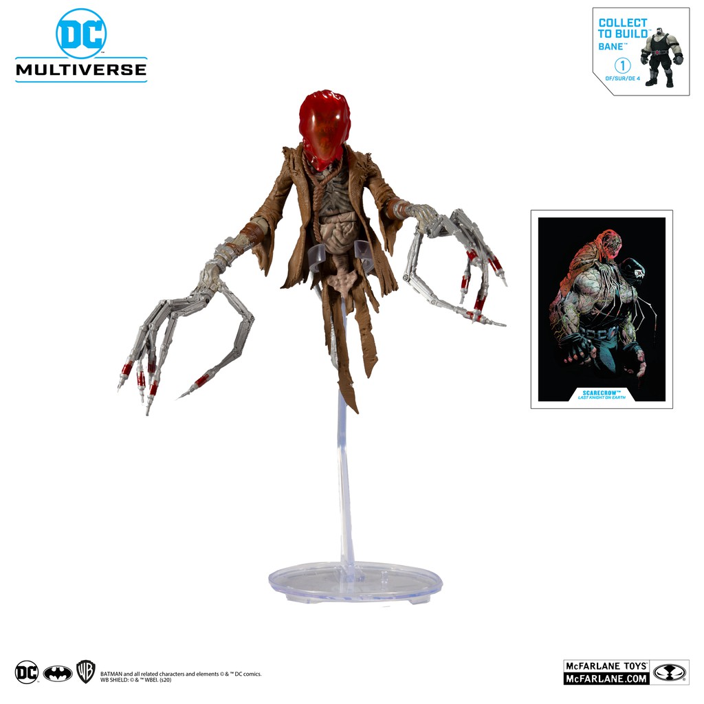 Figure Scarecrow Last Knight on Earth #2 mcfarlane (tanpa baf/ctb) Scare crow Figure