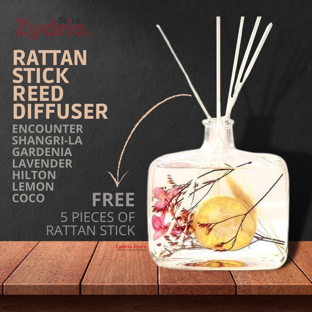 Reed Diffuser Rattan Wood Stick / Essential Oil Pengharum Ruangan Stik