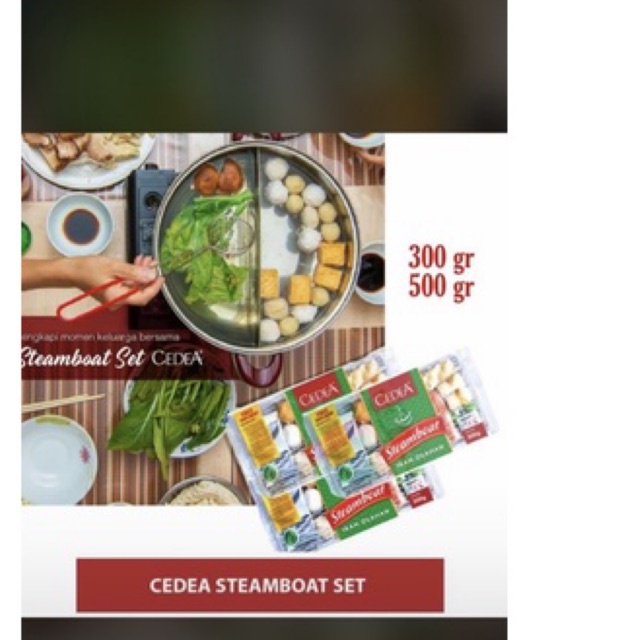 

Cedea steamboat 300gr