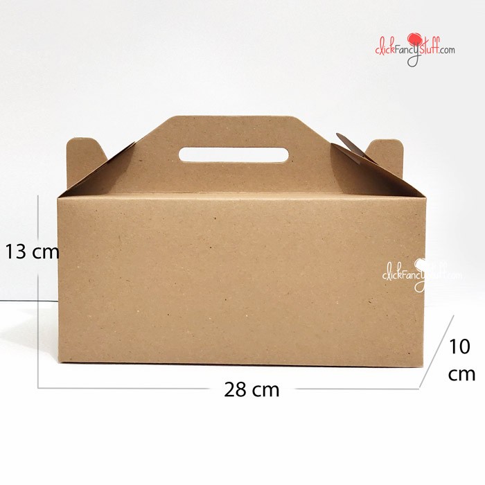 

gable box goodie bag paper bag Kotak Dus kotak kue jar 28x13x10 cm - PROMO - Bisa COD - TERLARIS