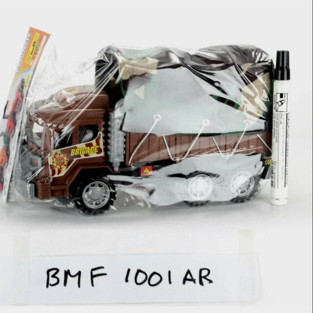 Mainan mobil truck army/ truck brimob mainan /mobil truck mainan