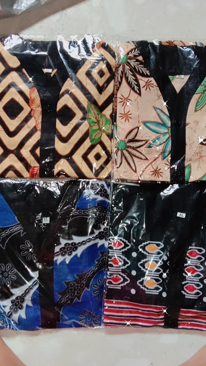 Piyama Batik Anak Baju Tidur Anak Setelan Batik Anak,untuk  Usia 1-5 Tahun Cowok Cewek.