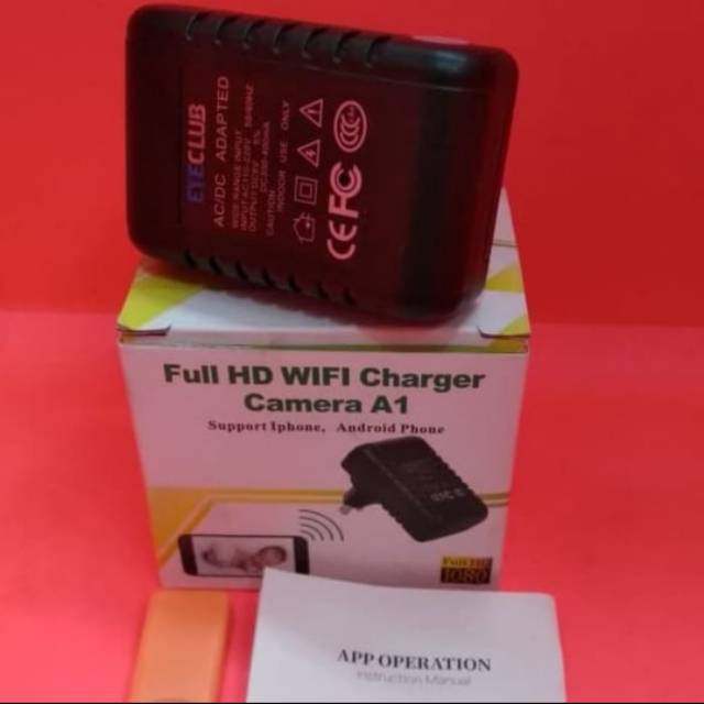 KAMERA KECIL TERSEMBUNYI SPY CAM SPY KAMERA SPY ADAPTOR CHARGER WIFI