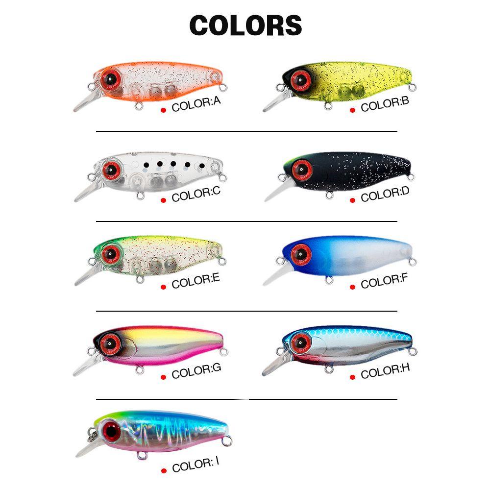 Preva Umpan Ikan Kecil Mengambang 38mm 2.7g Tackle Bermanfaat Musim Dingin Memancing Long Casting Lure