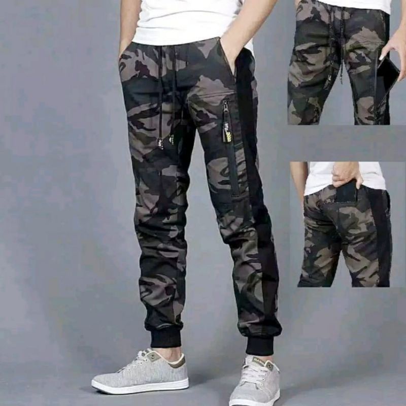 Celana Jogger Sporty Jogger Pants Celana Jogger Sambung Celana Jogger Pria