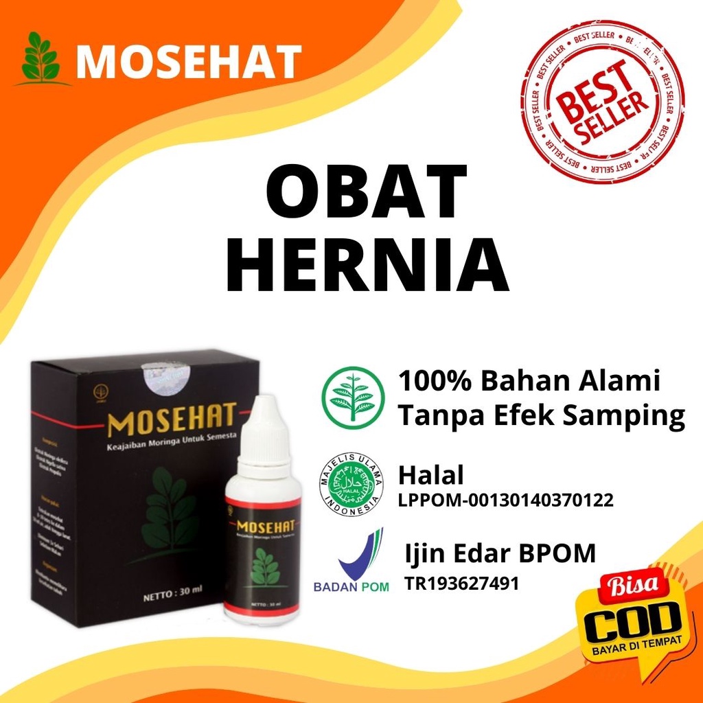 MOSEHAT Obat Hernia Turun Berok Jamu Tetes Modern Herbal Ampuh BPOM