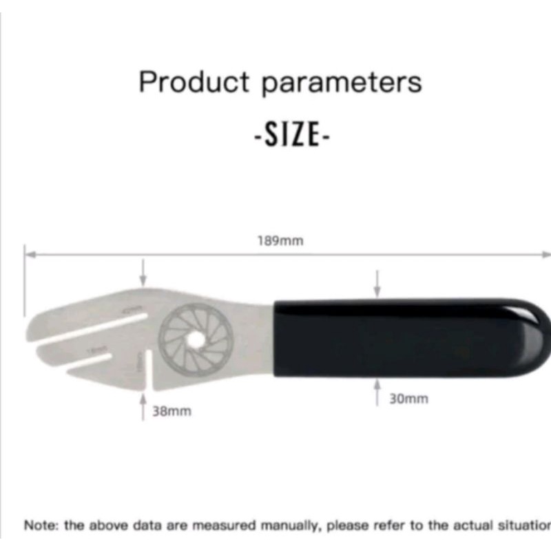 Kunci Repair Rotor Disc brake Sepeda Alat Setting Rotor Rem Cakram Kunci Setel Rotor  Kunci Pas rem Cakram