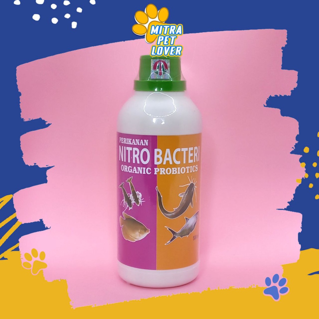 OBAT PROBIOTIK IKAN - NITROBACTER 500 ML ORIGINAL - MENURUNKAN PH - MENGHILANGKAN BAU - MENGURAI AMONIA &amp; NITRIT - PLANKTON CEPAT TUMBUH - AMAN AMPUH EFEKTIV - NITROBAKTER - PET ANIMAL FISH HEALTHCARE TAMASINDO VITAMIN TERNAK HEWAN BINATANG MITRAPETLOVER