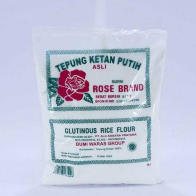 

Tepung Ketan Rose Brand 500gr