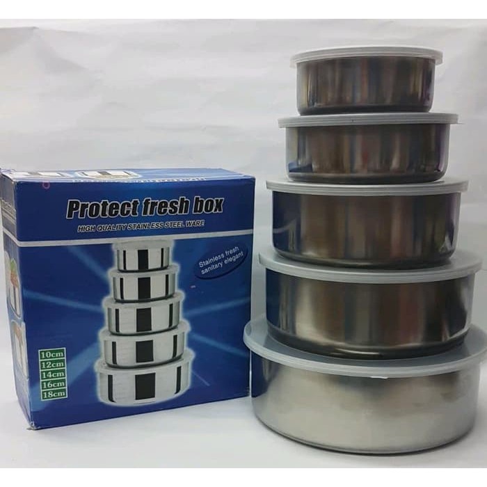 SLS89 Rantang Susun 5 Stainless / Protect Fresh Box-Rantang Makan