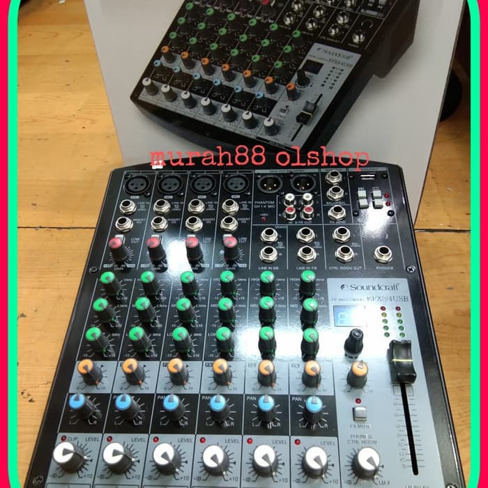 MIXER SOUNDCRAFT EFX8/4 USB effect 99dsp