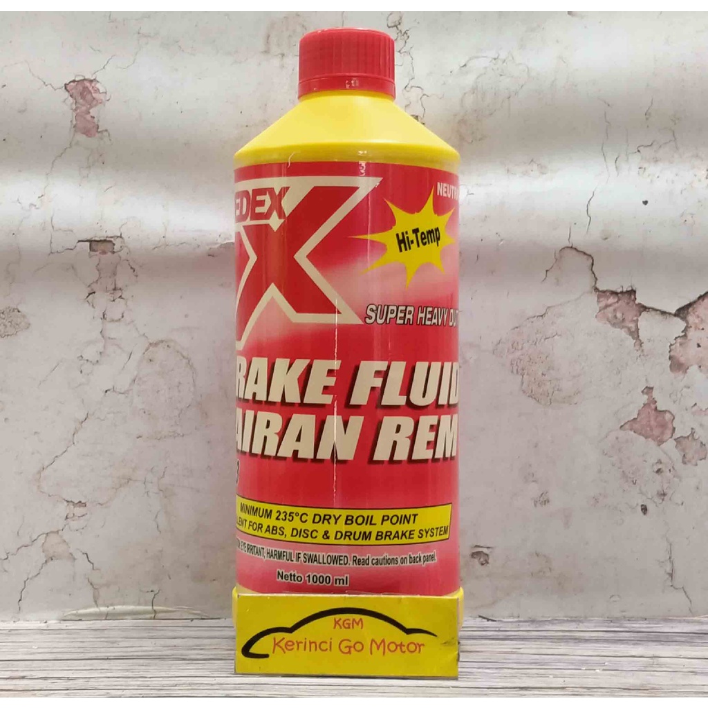 REDEX MINYAK REM 1L MERAH DOT3 BRAKE FLUID DOT 3