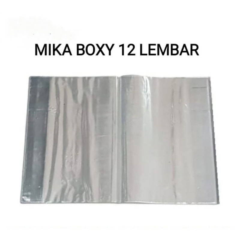 Jual Sampul buku plastik mika boxy maxi 12pcs | Shopee Indonesia