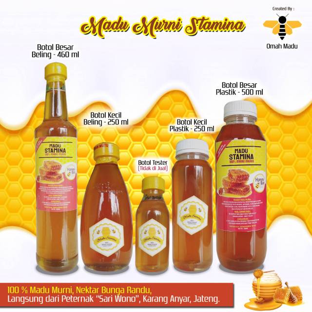 

MADU MURNI 100% | MADU STAMINA