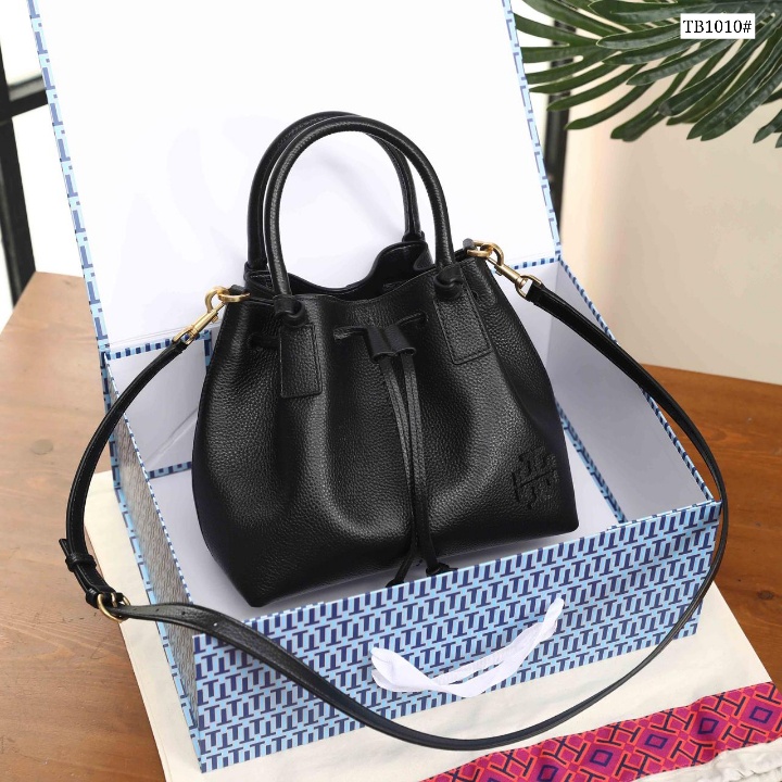 Tory Burch Small McGraw Drawstring Tote Bag