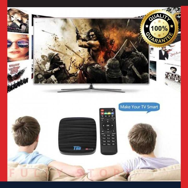 Grosir T98 RAM 2GB ROM 16GB - Android Smart TV Box Nougat 7.1 4K FULL KODI Keren