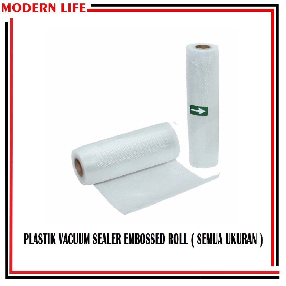Plastik Vacuum Sealer Makanan Embossed Roll ( Semua Ukuran )