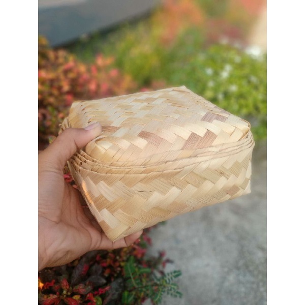 

[ Halodul ] besek bambu besek nasi ukuran 18X18 murah sepasang