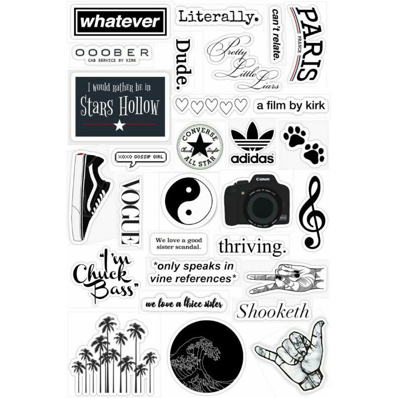 

Stiker Aestetik/stiker buku