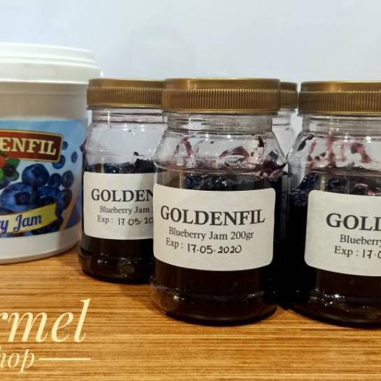 

PALING HOT!! (wqx-655) Goldenfil Blueberry Jam 200gr / Selai Blueberry - EXP TERUPDATE & SELALU BARU