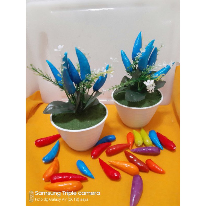 rangkaian buah cabe artificial bunga plastik bunga imitasi bunga murah-1