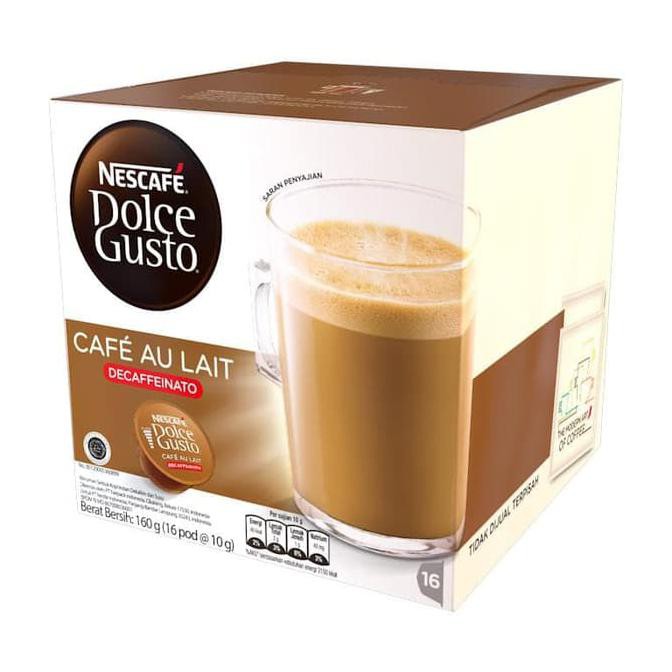 

Nescafe Dolce Gusto Capsule Cafe Au Lait Decaffeinato Kapsul Kopi