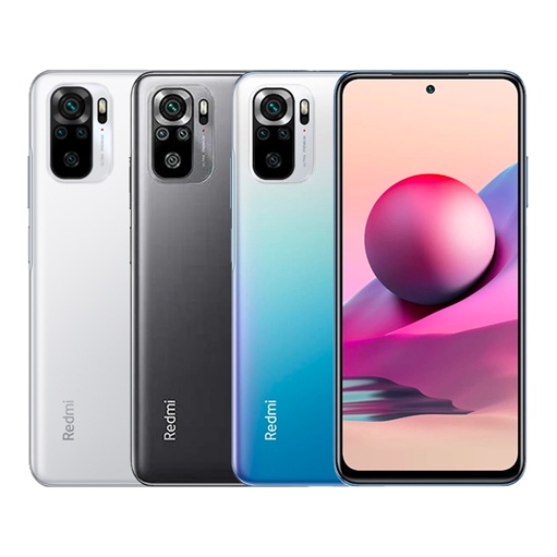 Redmi Note 10S NFC Ram 8/128 Garansi Resmi - Pebble White, 6/128GB