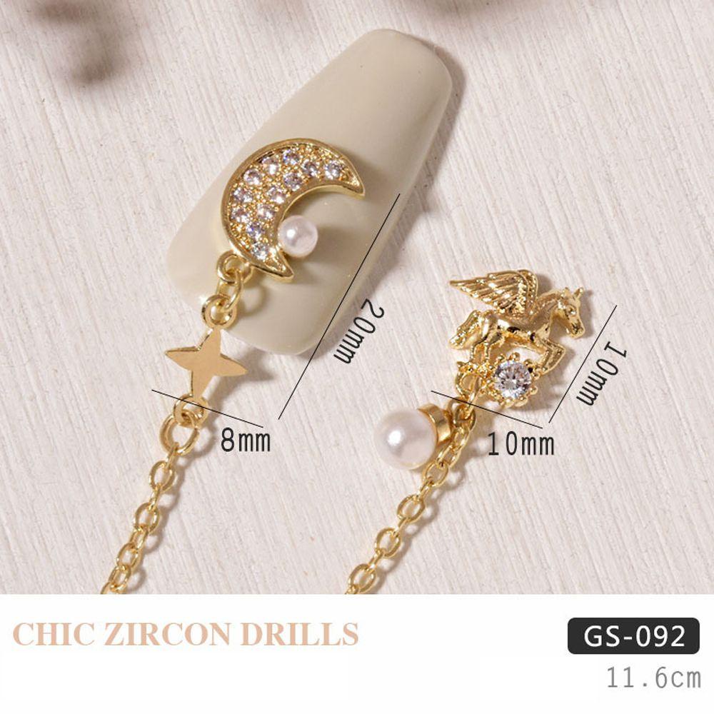 Augustina Zirkon Dekorasi Nail Art Bunga Mewah Logam Wanita Ornamen Berlian Imitasi Busur Gaya Korea 3D Perhiasan Kuku