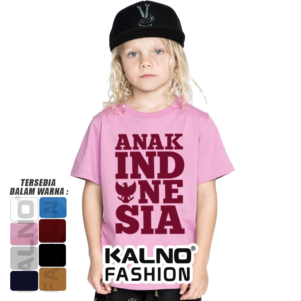 Kaos Anak pria / wanita Print anak Indonesia 171