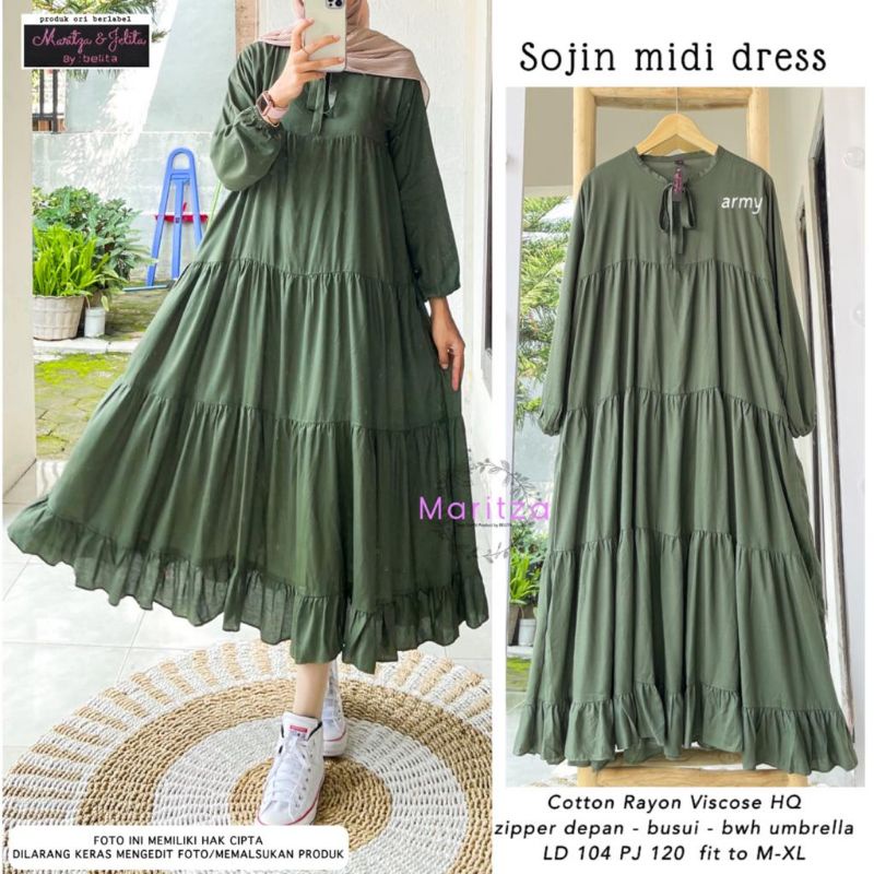 SOJIN MIDI DRESS MARITZA