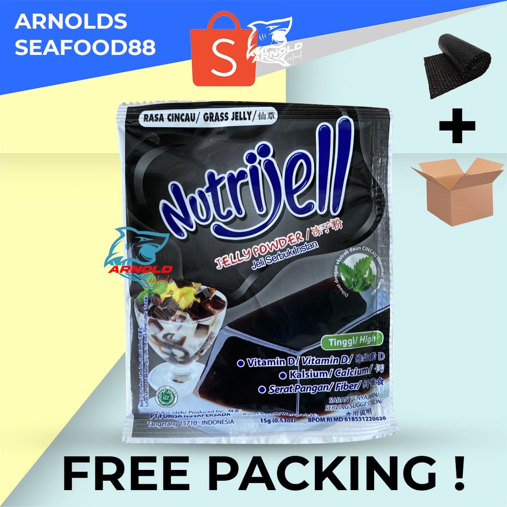 

Nutrijell Agar Agar Cincau / Nutirjell Grass Jelly