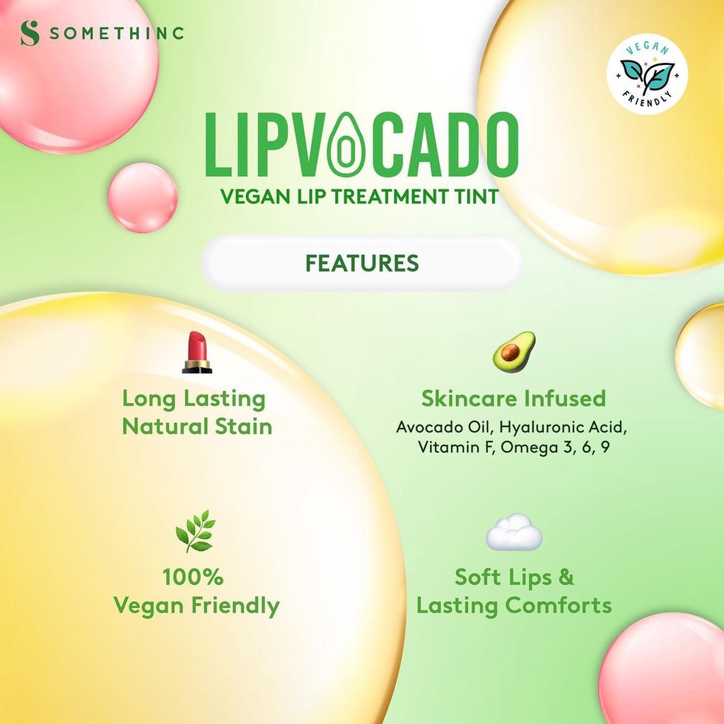 SOMETHINC LIPVOCADO Vegan Lip Treatment Tint