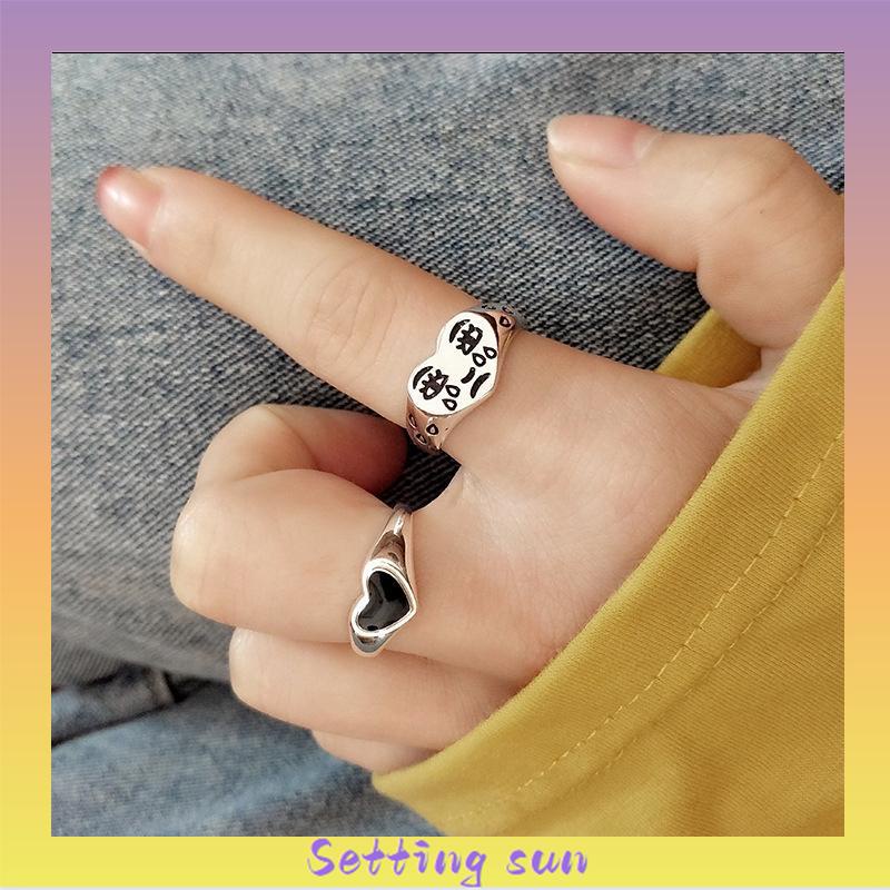 Cincin Wanita Desain Wajah Menangis Kreatif Untuk Malam / Club / Hadiah TN TN