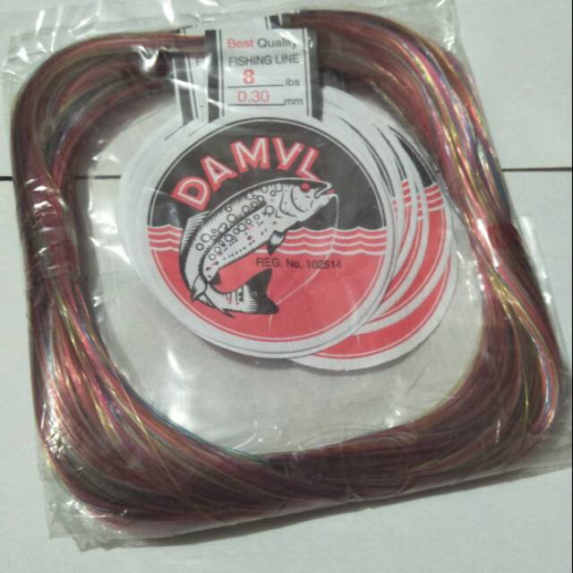 Nilon / senar pancing damyl pelangi